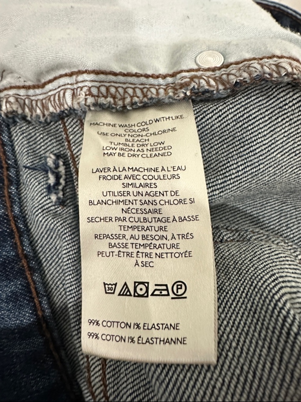 Anthropologie Pilcro Low Rise Flare wide leg Women's Jeans size 30 medium blue - Picture 8 of 9